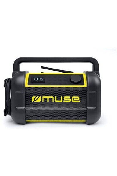 Muse Aparat radio M-928, IP64, LED, USB-C, 20W, Negru/Galben