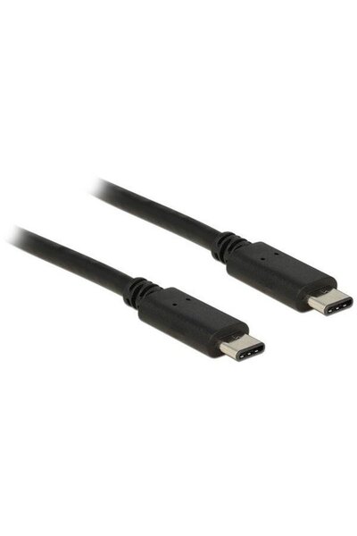 DELOCK Cablu USB Type-C 2.0 mascul > USB Type-C 2.0 mascul 0.5m negru