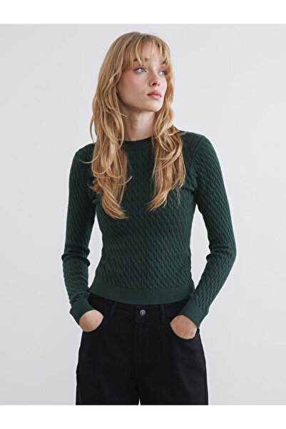 LC Waikiki Sparkling Choices de la Shining Store Pulover de damă cu guler Rob...