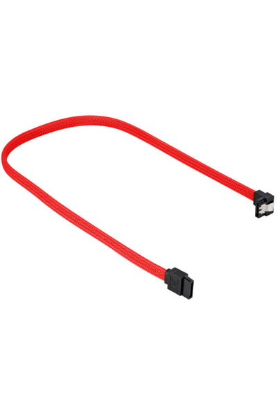 SHARKOON Cablu SATA III unghiular roșu - 60 cm