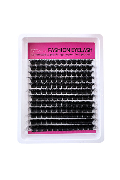 Choice5 MIX 0.07mm D 12pai 200D DIY Cluster Eyelashes 60D-200D Fluffy 10-20mm...