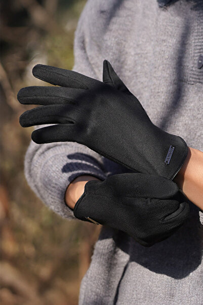 EFAYN.RO Men's gloves, classic model, cuff accessory, universal size, black, ...