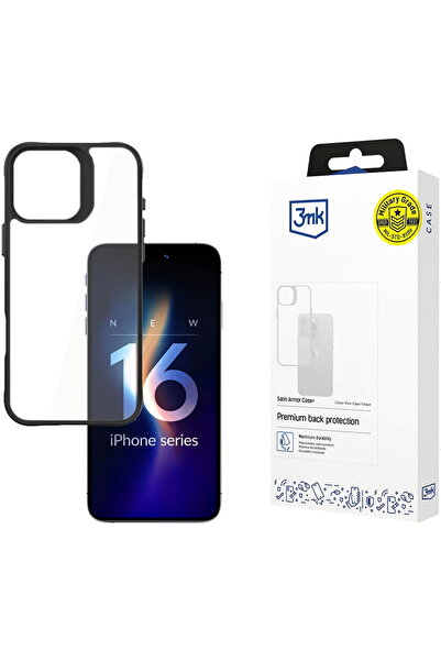 3MK Θήκη για Apple iPhone 16 Pro, 3MK, Satin Armor Case+, Διαφανής