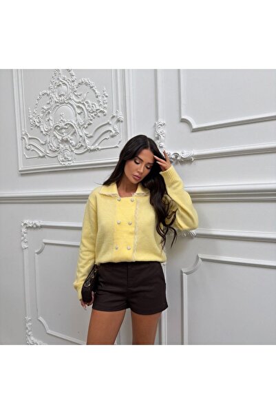 EEES DANTEL DETAY KALP DÜĞMELİ ŞIK HIRKA