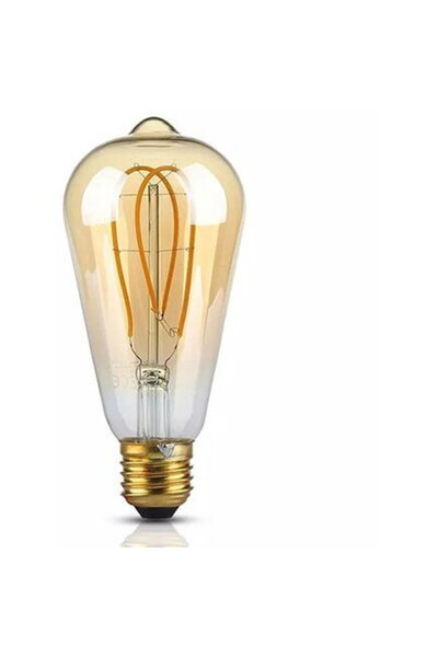 V-TAC BEC LED ST64 E27 5W CU FILAMENT 2200K MODEL EDISON