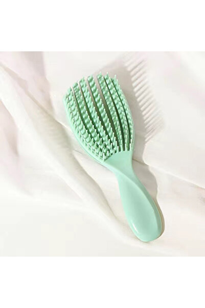 Choice فرشاة فك تشابك الشعر جرين إس المضادة للكهرباء الساكنة، فرشاة مرنة مجوف...