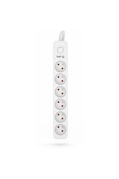 HSK DATA Kerg M02409 6 Earthed sockets - 1,5m power strip with 3x1,5mm2 cable...