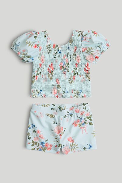 MOTHERCARE تانكيني بأكمام منفوخة مزينة بالزهور