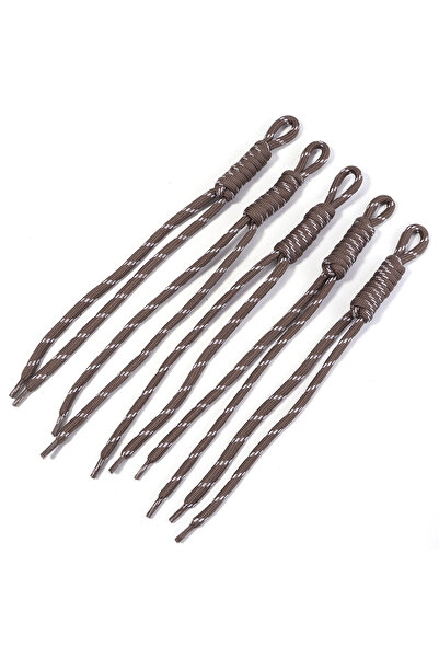 Choice Brown 5pcs/lot Colorful Braided Lanyard Keychain Anti-Lost Knot Nylon ...