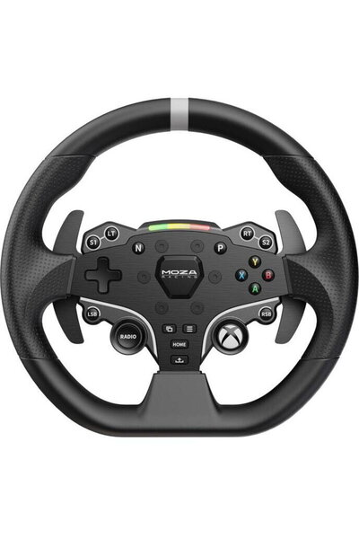 Moza Racing 49638, Cu fir, Negru