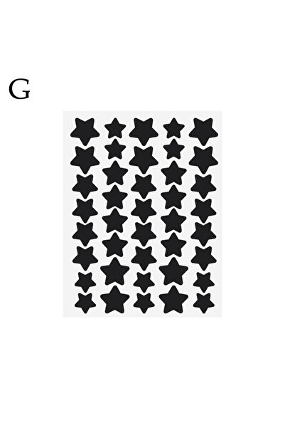 choice2 40 قطعة من لصقات حب الشباب السوداء، لصقات ملونة على شكل نجمة من البول...