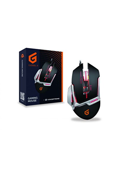 CONCEPTRONIC Gaming USB Maus, 4000 DPI,DJEBBEL02B, Negru