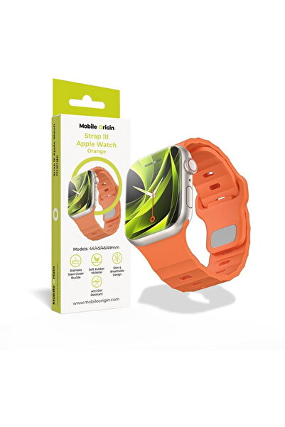 Mobile Origin Strap III, orange - Apple Watch 49mm/46mm/45mm/44mm