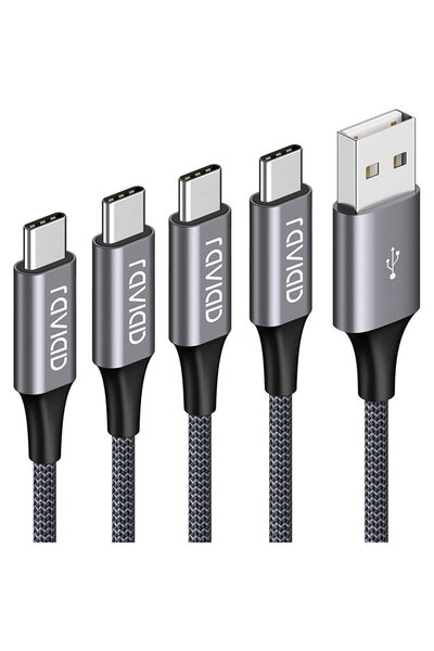 DELOCK USB 3in1 Lightn. mUSB / USB-C 0.3m - 87236 3-colored