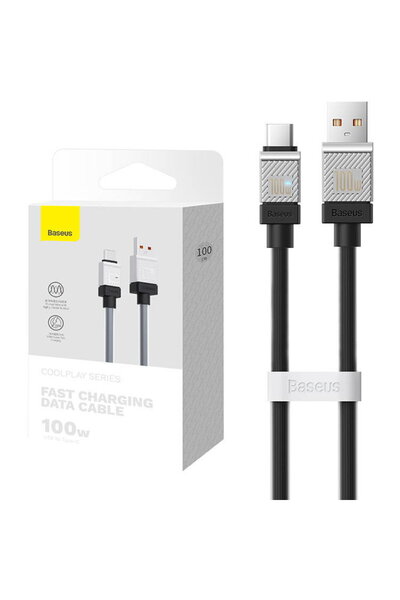 Baseus USB do USB-C CoolPlay 100W 1m Negru