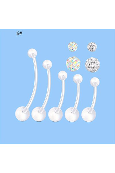 Choice Geometric Body Navel & Bell Button Rings 9PCS F Maternity Belly Pierci...