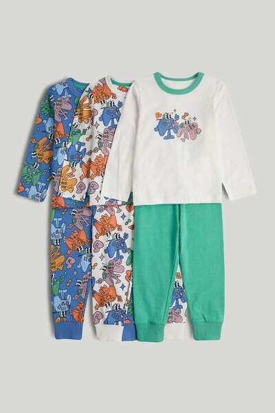 MOTHERCARE مجموعة من 3 بيجامات ألعاب