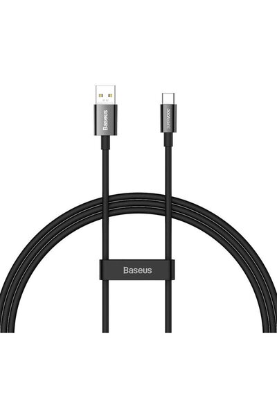Baseus Cablu USB Superior Series la USB-C, 65 W, PD, 1 m Negru
