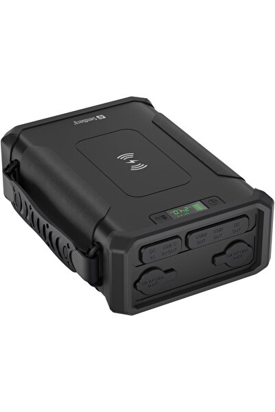 Sandberg T-MLX54834, 96000 mAh, 180 W, 2x USB-A, 1x USB-C, Negru
