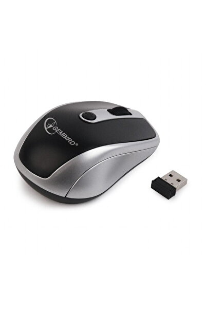 Gembird MUSW-6B-02-BG Tastatură wireless 2.4 GHz 1600dpi Negru/Gri