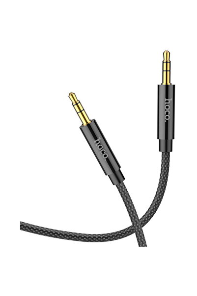 Hoco Cablu Audio 3.5 mm la 3.5 mm UPA19, AUX, 1 m, Negru