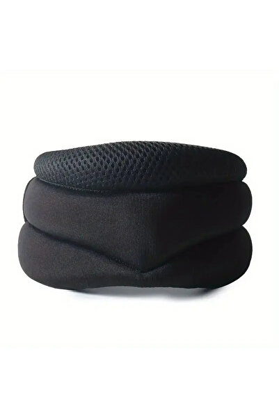 Choice طوق رقبة أسود قابل للتعديل لدعم فقرات الرقبة - مصحح وضعية الجسم وطوق د...