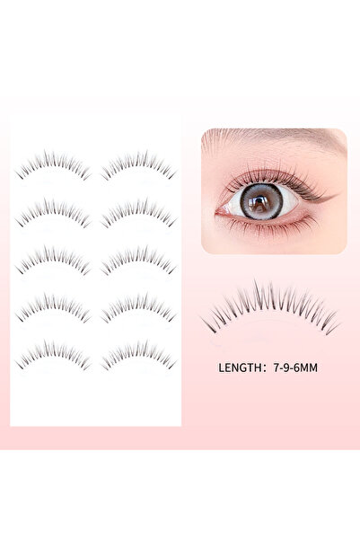 Choice3 C w22 ٥ أزواج من الرموش الصناعية، رموش ناعمة وخفيفة، رموش كثيفة طبيعي...
