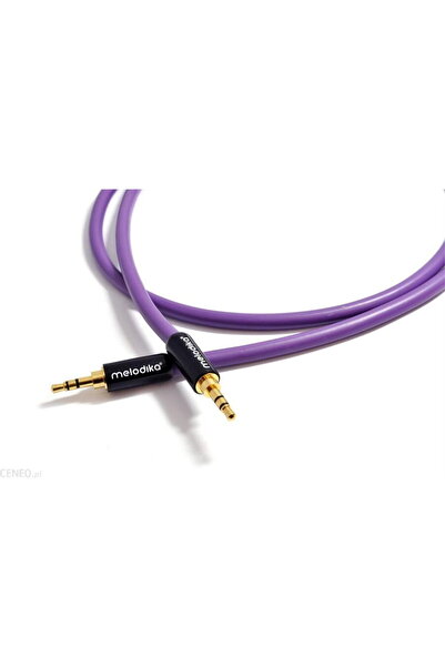 Melodika Kabel Jack 3.5mm - Jack 3.5mm 20m fioletowy