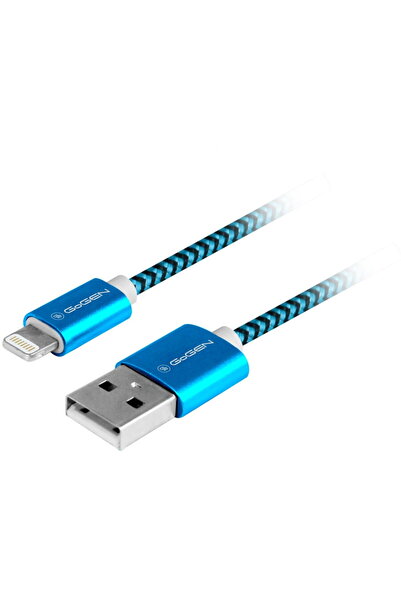 Gogen Cablu de incarcare si transfer de date , USB la Lightning, 1 metru, imp...
