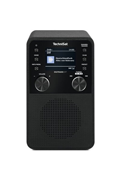 TECHNİSAT DigitRadio 317, DAB+, FM, Negru