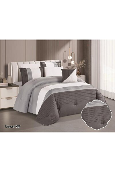 Red Rose Luxurious summer bedspread for two people, 7 pieces