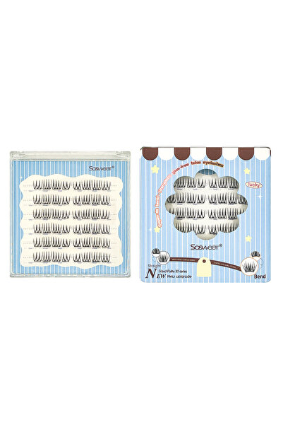 Choice C LL-6ROWS-NTK-SWX-11 رموش صناعية ذاتية اللصق بدون غراء، رفيعة للغاية،...