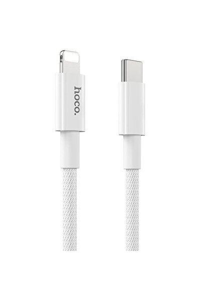 Hoco Cablu Date si Incarcare USB Type-C la Lightning X56, 1 m, PD, 20W, Alb