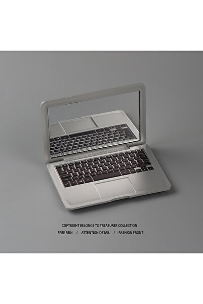 Choice silver gray Creative Portable Mini Computer Mirror Foldable Laptop Sha...