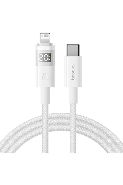 Baseus Cablu de Date cu Afisaj Digital, Type-C la Lightning, 20W, 1m