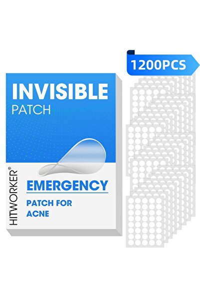 Choice 1200 قطعة من لصقات حب الشباب HITWORKER®، 1200 لصقة دائرية من مادة الهي...