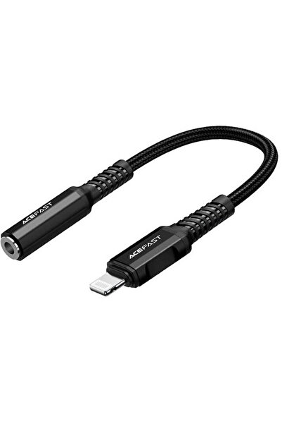 Acefast Adapter Lightning to mini jack 3.5mm C1-05 18cm (black)