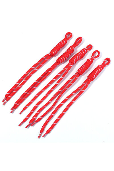 Choice Red 5pcs/lot Colorful Braided Lanyard Keychain Anti-Lost Knot Nylon Ro...