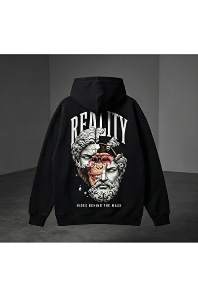 EFFRENATU Εκτυπωμένο με κείμενο Unisex Hoodie Άνετη εφαρμογή