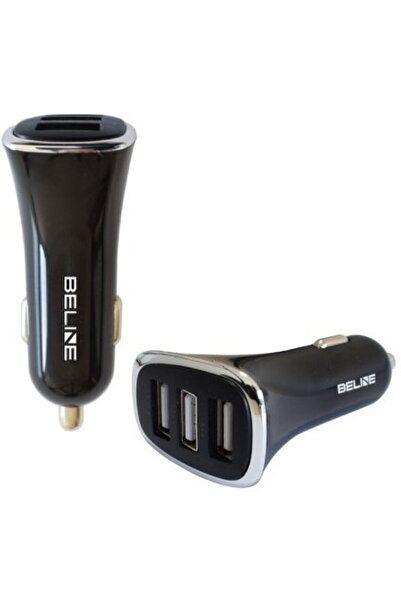 Beline 3x USB-A 5V/4A 20W Negru