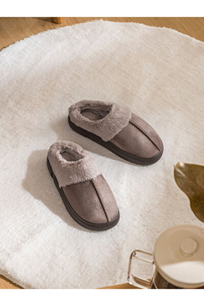 LC Waikiki I Fur Detailed Thick Soled Women's Slippers from Freezen Store