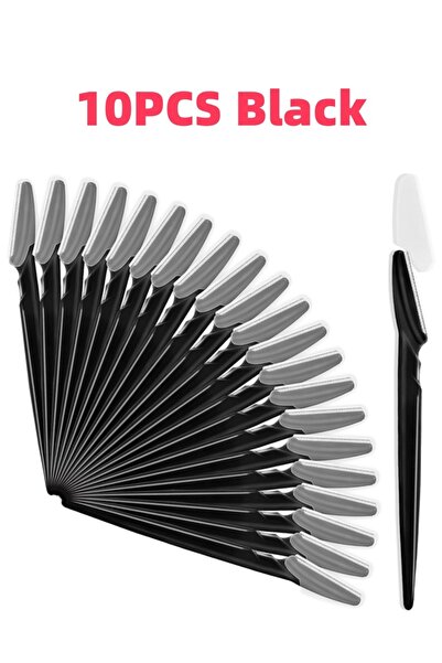 Choice1 مجموعة شفرات حلاقة الحواجب (10 قطع - أسود) - 5-30 قطعة - شفرات حلاقة ...