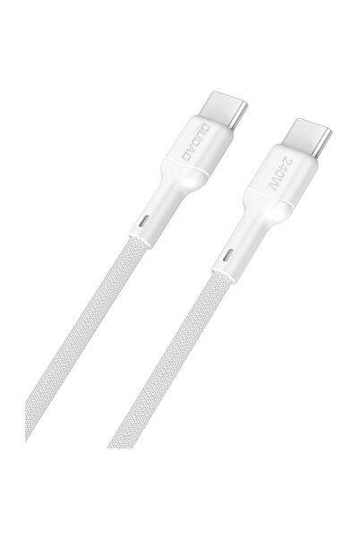 DUDAO L9C Max 240W PD USB-C - USB-C 2m Cable - White