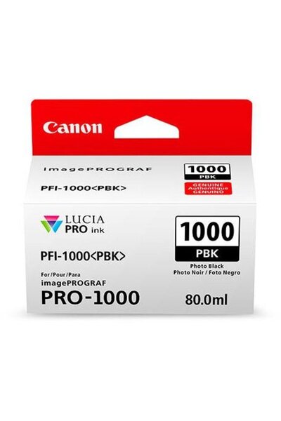 Canon PFI-1000PBK BLACK INKJET CARTRIDGE