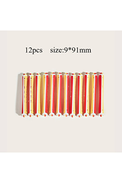 Choice أحمر وأصفر، أداة تجعيد الشعر بدون حرارة من وانمي، بكرات شعر ناعمة، سلك...