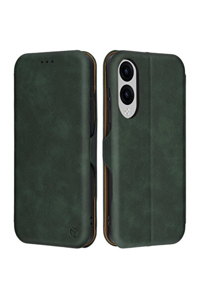 Techsuit Θήκη για Samsung Galaxy S25 Edge - Safe Wallet Plus - Πράσινη