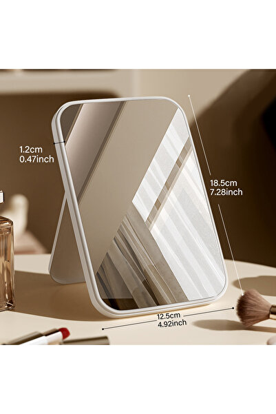 Choice WHITE 1 portable pink/white makeup mirror, foldable travel makeup mirr...