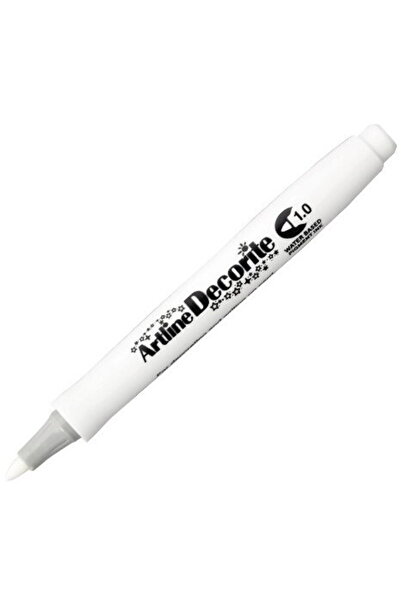 artline Decorite marker, round tip 1.0mm - white