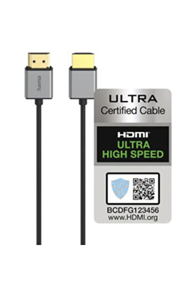 Hama High speed HDMI, Plug-Plug, 8K, 1.5 m