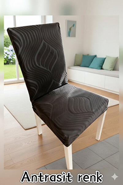 Hazineci Bey A Kalite Sandalye Kılıfı, Sandalye Örtüsü, Likralı, Esnek, Yıkan...